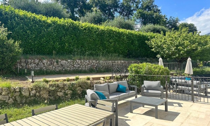 Le Rouret House | Villa sur la Côte D'azur Piscine/jardin