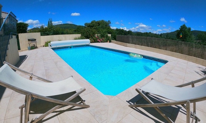 La Tour-Sur-Orb House | Villa Tout Confort : Piscine, Clim, Wifi