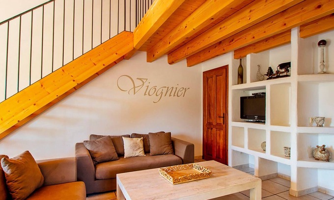 Saint-Maurice-dʼArdeche Villa | Villa Viognier - private terrace and garden