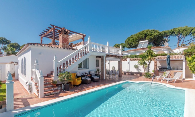 Urbanizacion Costabella Villa | Villa 'Viking' with Sea View, Wi-Fi and Air Conditioning