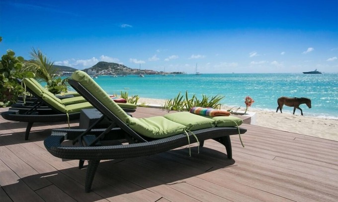 Simpson Bay Villa | Villa Vittoria | Beach Front - Located in Exquisite Simpson Bay with Private Pool