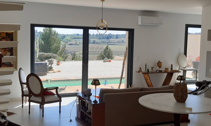 Combaillaux House | Villa vue Exceptionnelle, Sans Vis-à-vis, Proche de Montpellier et des Plages
