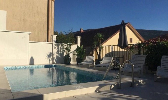 Denovici Villa | Villa with fantastic views just 5 minutes walk to beach, private swimming pool