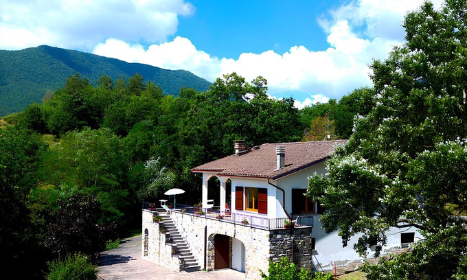 Bobbio Villa | Villa with Panoramic View of Bobbio & Val Trebbia