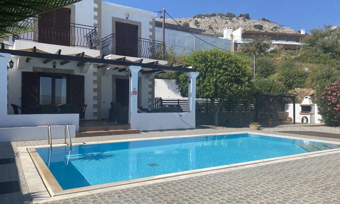 Lindos Villa | Villa with Pool, Superb Sea Views and end of September special offer!