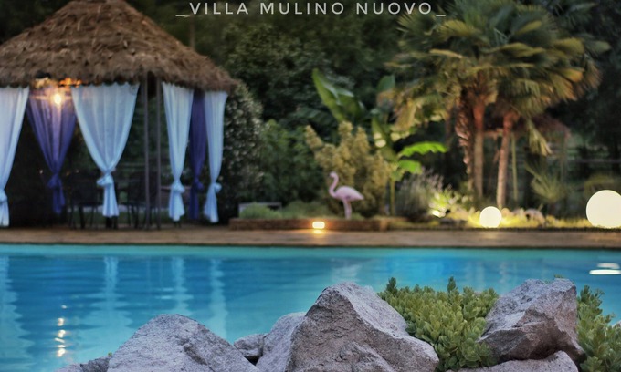 Lonate Pozzolo Villa | Villa with private pool and park max 12 people, pets not allowed.