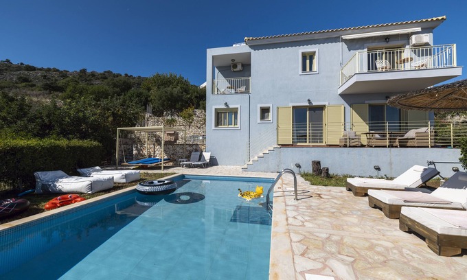 Skala Villa | Villa With Private,Heated Swimming Pool And Breathtaking Sea Views