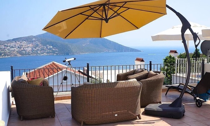 Kalkan Villa | Villa With Private Heated Pool(optional extra) And Sea Views