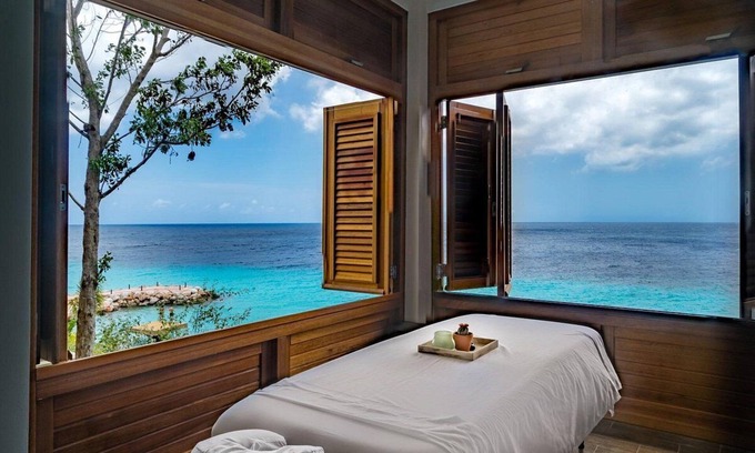 St. Marie Villa | Villa with sea view and private pool at Coral Estate resort