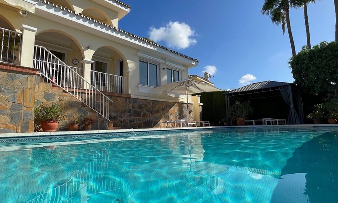 Elviria House | Villa with stunning sea views and private pool