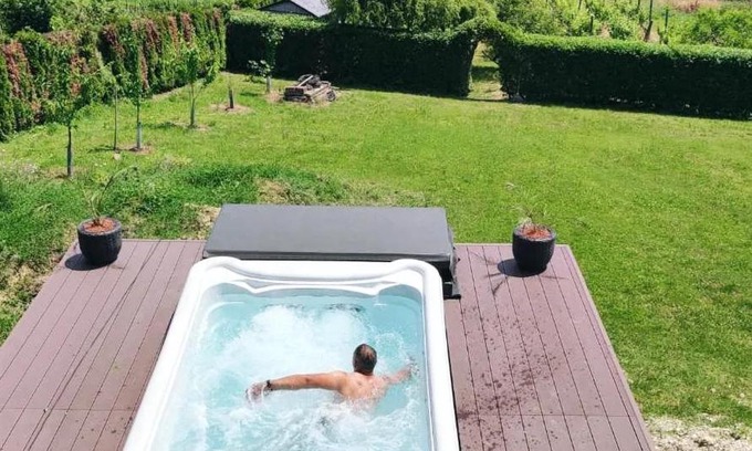 Sveti Juraj na Bregu Villa | Villa Wolf Castle - vanjski grijani bazen