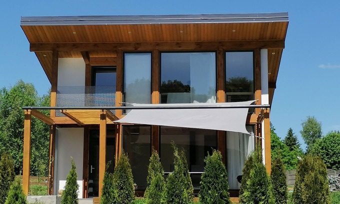 gmina Polanow House | Villa Wood Jacuzzi