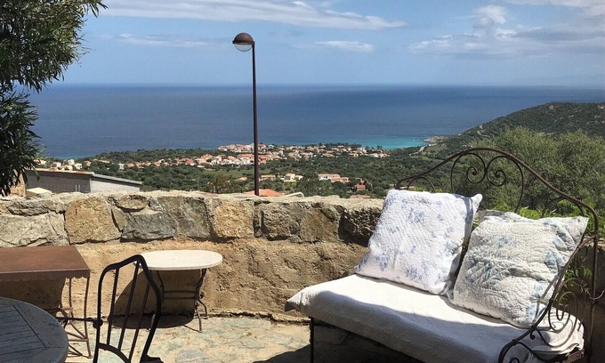 Monticello House | Village house - Monticello - panoramic sea view - terraces and patio