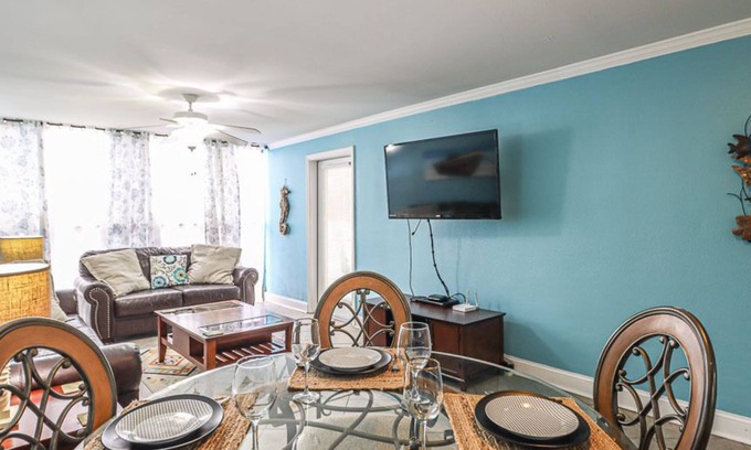 Biloxi Condo | Villas at Ocean Club - Ground Floor Convenience! Easy Beach and Pool Access!