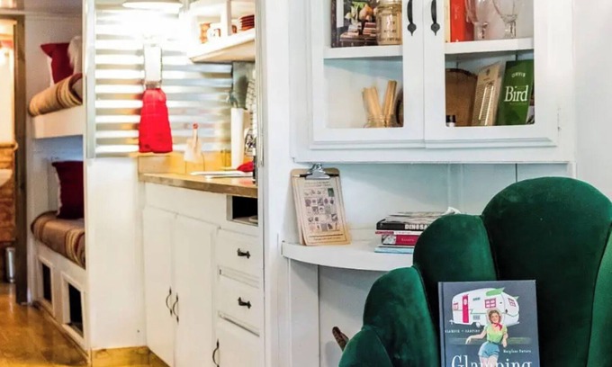 Glen Rose House | Vintage Spartan RV. River Access.