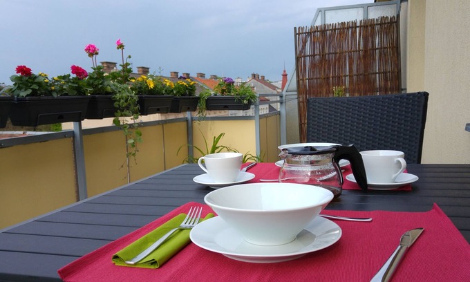 Penzing Apartment | Visit Vienna - Bright Roof Terrace Apartment