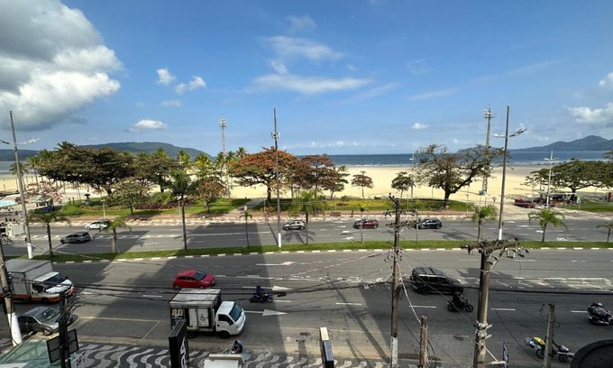 Gonzaga Apartment | Vista ao mar no Gonzaga