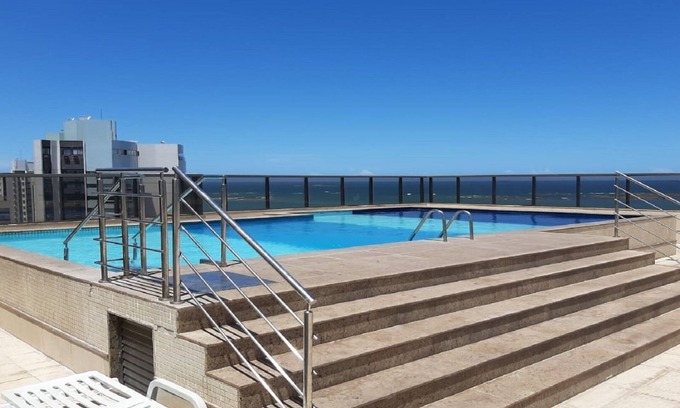 Vila Velha Apartment | Vista da Praia de Itaparica - Wi Fi - TV Smart c/ Netflix - Piscina -12x Cartão