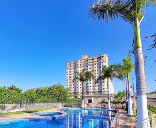 Sao Jose de Ribamar Apartment | Vista do 5° andar c/ elevador, Piscina e Lazer