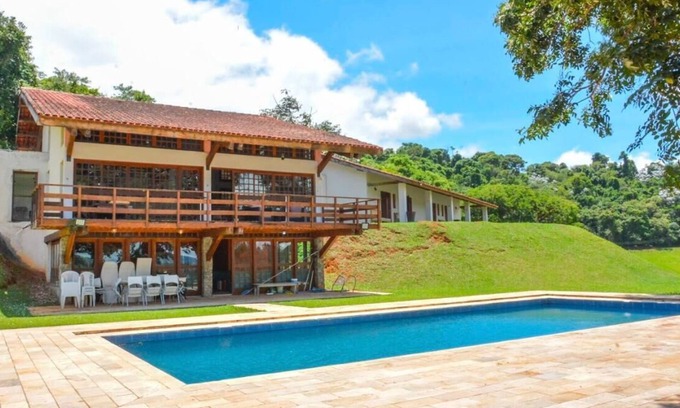Joanopolis House | Vista Joah | Private Joanópolis Farm/House with 6 bedrooms, swimming pool, access to the dam