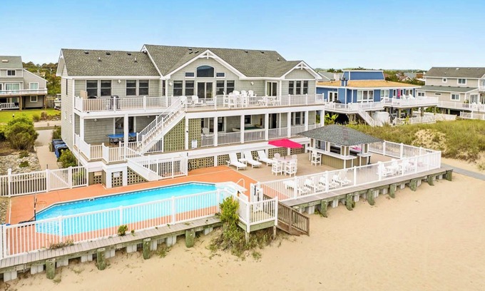 Sandbridge House | Vista Royale | Oceanfront | Private Pool and Hot Tub