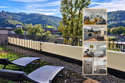 Cochem Apartment | Vivamosel: Appartement mit Mosel & Burgblick - Balkon - Parken - Aufzug - Fahrradraum