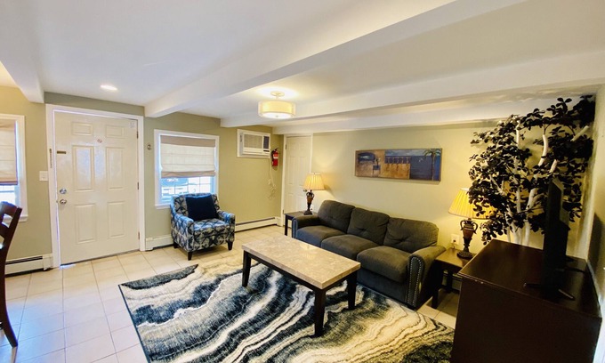 Seaside Heights House | VRBO PREMIER HOST LISTING - 2 BR BEACH SUITE - TWO POOLS. Full Kit & Liv Rm