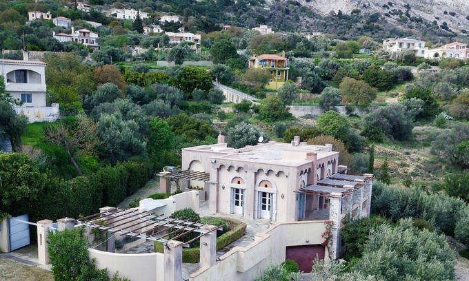 Vrontados Villa | Vrontados Family Villa Top View
