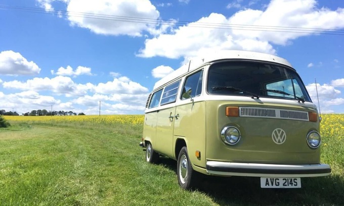 Ickham House | VW classic campervan, original interior, Kent hire