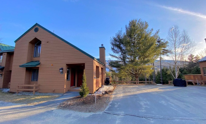Bretton Woods Condo | W11 Mount Washington Place townhouse with fireplace, free and fast wifi, dog friendly!