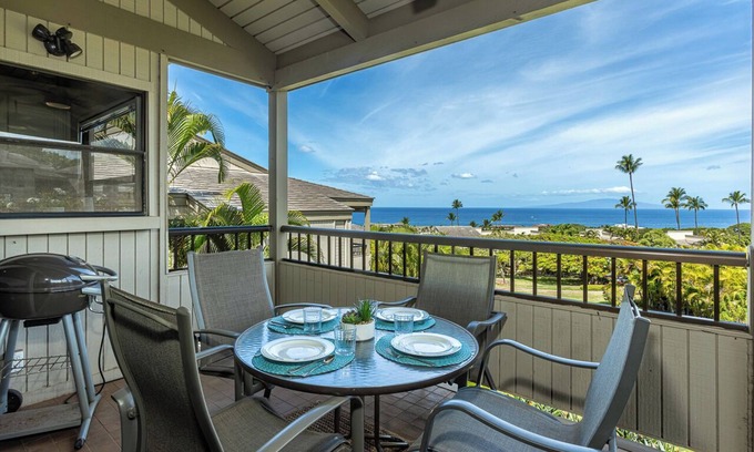 Wailea Condo | Wailea Ekolu 804 | 1BD/2BA | Ocean Views | Prime Wailea Location
