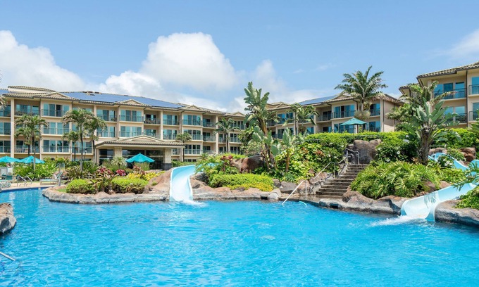 Wailua Condo | Waipouli Beach Resort #F204 - Ocean View 2 Master Bedroom + 3 Bath Condo w/Pool