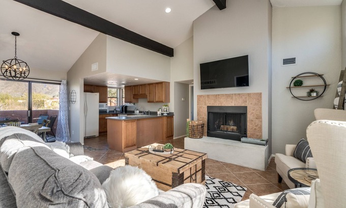 Tucson Condo | Wake Up to Majestic Mountain Views in a Vaulted 2BR 2 BATH cozy getaway!