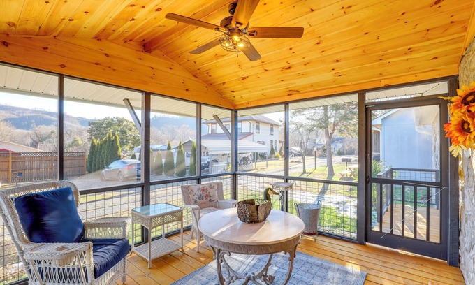 Hot Springs Cabin | Walk to Appalachian Trail: Hot Springs Hideaway