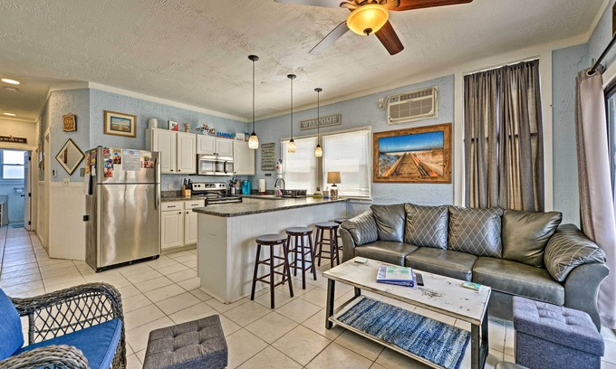 Brigantine Condo | Walk to Beach: Coastal Brigantine Condo w/Patio!