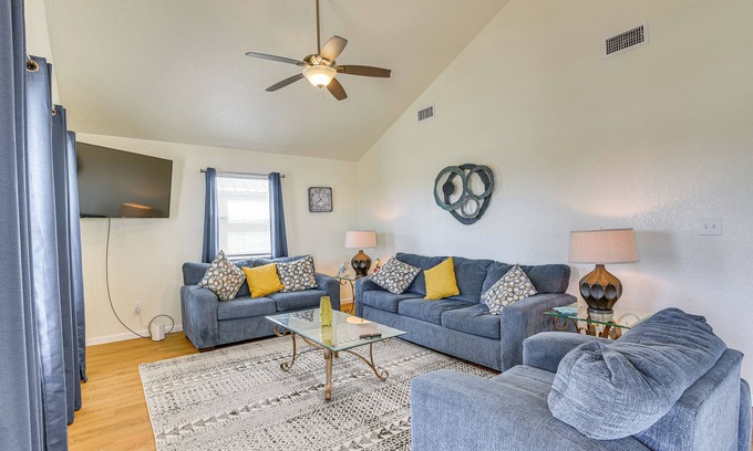 Freeport House | Walk to Beach: Gulf-View Home in Surfside Beach!
