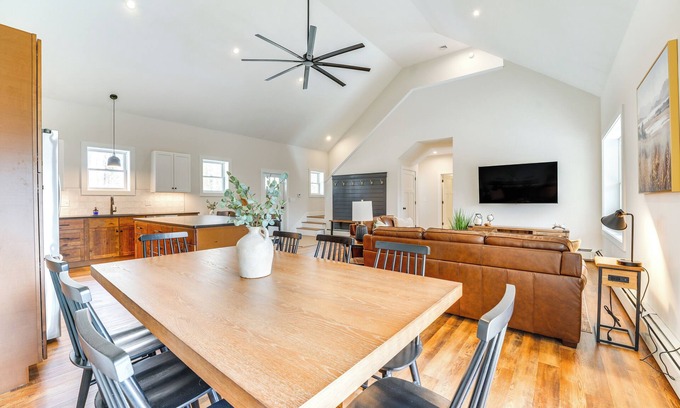 Sebago House | Walk to Beach & Sebago Lake: Luxe Family Getaway!