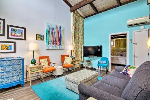 Dewey Beach Apartment | Walk to Dewey Beach Bright Condo with Balcony!