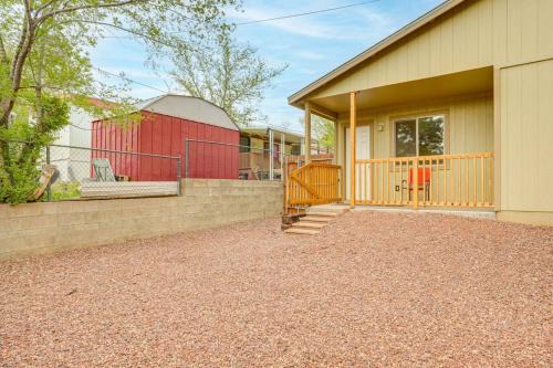 Prescott Apartment | Walk to Downtown Prescott with Fenced Yard!