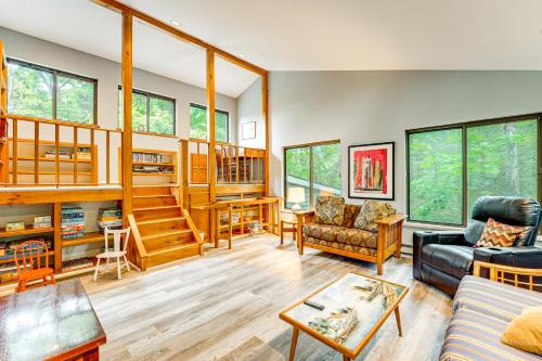 Montague House | Walk to Semi-Private Beach Lake Michigan Getaway