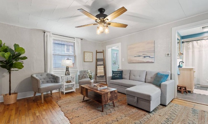 Michigan City House | Walk to the beach from this charming 2 bed/1 bath home in historic Michigan City