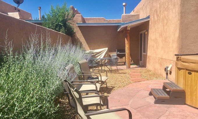 Taos House | Walk to Town Square with Hot Tub, Orchard and Views