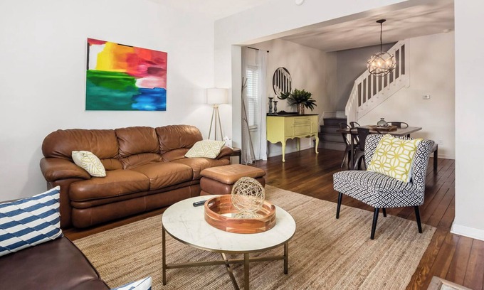 Weinland Park House | Walkable 1900s Townhome | Free Parking + Pets OK