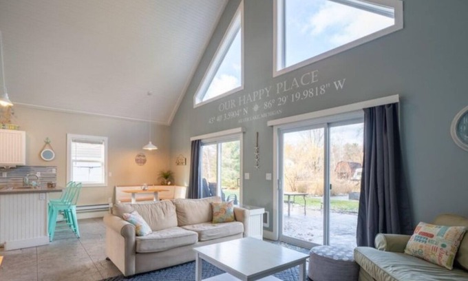 Silver Lake House | Walking distance to town and tie off your small watercraft in your own backyard.