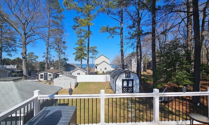 North Beach House | Walking distance to Herrington on the Bay! Home with views of the Chesapeake Bay