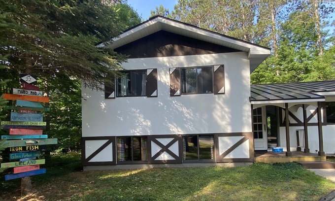 Thompsonville House | Walking distance to four-season ski and golf resort Crystal Mountain