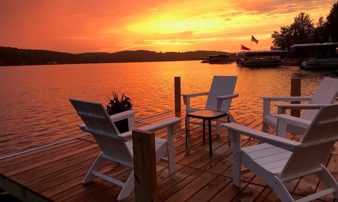 Petoskey House | Walloon Lake sunsets -- Waterfront -- Peaceful