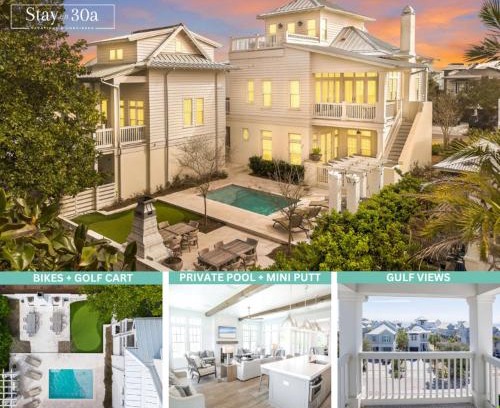 Inlet Beach House | Walton Rose by Stay on 30A- Pool, Bikes, Golf Cart