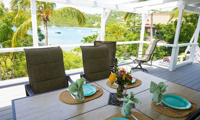 Great Cruz Bay Villa | Water access to Great Cruz Bay with pool! No power outages!