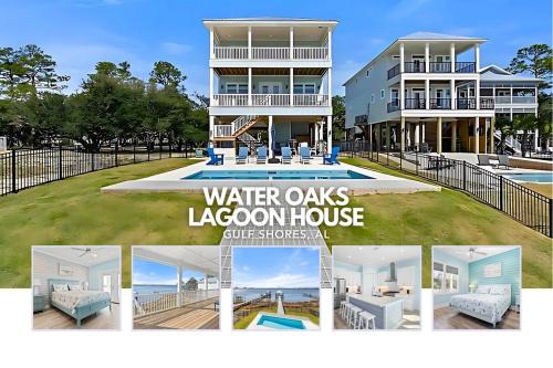 Gulf Shores House | Water Oaks Lagoon House - Newly Built! Lagoon Front Paradise, Private Dock
